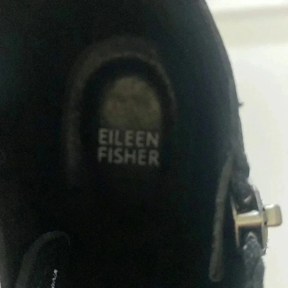 Eileen Fisher Savoy Nubuck Suede Buckle Booties - Picture 6 of 8